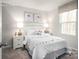 bedroom with a unicorn theme and white furniture at 1705 Gutter Branch Dr, Charlotte, NC 28216