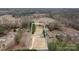 An aerial view of a home and large lot with a white outline at 1876 Rollins Dr, Catawba, NC 28609