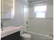 Updated bathroom with a bathtub and modern vanity at 1876 Rollins Dr, Catawba, NC 28609