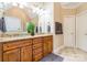 Bathroom with double vanity and granite countertop at 2044 Chameleon Rd, York, SC 29745