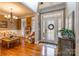 Elegant entryway with hardwood floors and a chandelier at 2044 Chameleon Rd, York, SC 29745