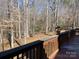 Deck overlooking wooded backyard with treetop views at 2113 Sweet Clover Way, Denver, NC 28037