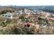 Aerial view showing home's location in relation to city skyline at 2408 Rozzelles Ferry Rd, Charlotte, NC 28208