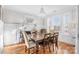 Formal dining room with hardwood floors and a chandelier at 2408 Rozzelles Ferry Rd, Charlotte, NC 28208