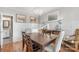 Formal dining room with wood table and white walls at 2408 Rozzelles Ferry Rd, Charlotte, NC 28208