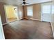 Living room featuring hardwood floors and an open floor plan at 350 Turnersburg Hwy, Statesville, NC 28625