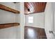 Bedroom with hardwood floors and wood ceiling at 400 E 27Th St, Kannapolis, NC 28083