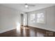 Bedroom with hardwood floors, ceiling fan and closet at 400 E 27Th St, Kannapolis, NC 28083