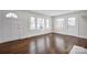 Bright living room with hardwood floors and fireplace at 400 E 27Th St, Kannapolis, NC 28083