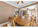 Spacious dining area with hardwood floors, perfect for Gathering meals and gatherings at 901 Maple Ave, Salisbury, NC 28144