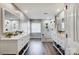 Modern bathroom with double vanity and walk-in shower at 9236 Silver Pine Dr, Charlotte, NC 28277