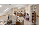 Spacious loft area, perfect for an office or den, with built-in shelving at 10122 Oxford Landing Ln, Charlotte, NC 28270