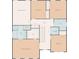 Second floor plan with bedrooms and bath at 1026 Slew O Gold Ln, Indian Trail, NC 28079