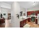 Modern kitchen with granite countertops and stainless steel appliances at 1315 East Blvd # 203, Charlotte, NC 28203