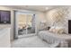 Bedroom with daybed and access to private deck at 1326 Gleason Way, Charlotte, NC 28217