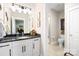 Simple bathroom with granite vanity and a toilet at 137 Deer Run Dr, Troutman, NC 28166