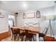 Farmhouse style dining room with wooden table and metal chairs at 1542 Colony Rd, Rock Hill, SC 29730