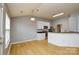 Kitchen with white cabinets, granite counters, and stainless steel appliances at 16220 Circlegreen Dr, Charlotte, NC 28273