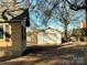 View of a detached single car garage in the backyard at 1824 N Charlotte Ave, Monroe, NC 28110