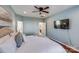 Main bedroom with king-size bed and access to bathroom at 2003 Galty Ln, Charlotte, NC 28270