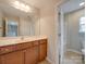 Simple bathroom with single vanity and shower/tub combo at 2033 Roscommon Dr, Clover, SC 29710