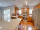 Spacious kitchen featuring stainless steel appliances and granite countertops at 2033 Roscommon Dr, Clover, SC 29710