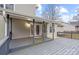 Grey deck with access from sliding glass door at 212 King George Ln, Gastonia, NC 28056