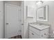 Clean bathroom with granite vanity and white fixtures at 212 King George Ln, Gastonia, NC 28056