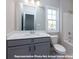 Bathroom with single vanity and bathtub at 266 Gilead Rd, Huntersville, NC 28078