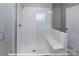 Large walk-in shower with built-in bench at 266 Gilead Rd, Huntersville, NC 28078