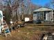 Mobile home with storage shed and partially fenced backyard at 4126 Oxford School Rd, Catawba, NC 28609