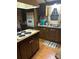 Kitchen with island, oven, and wood cabinets at 4126 Oxford School Rd, Catawba, NC 28609