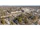 Aerial view of townhouses and surrounding neighborhood at 4419 Halstead Dr, Charlotte, NC 28209