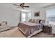 Spacious main bedroom with plush carpet and large windows at 450 Caleb St, Monroe, NC 28110