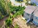 Aerial view showcasing a house with a large backyard and neighborhood at 574 Altamonte Dr, Clover, SC 29710