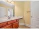 Simple bathroom with single vanity and a shower at 6057 Erie View Ct, Denver, NC 28037