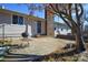 Backyard patio with grill and brick chimney at 6615 Love Mill Rd, Monroe, NC 28110