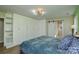 Spacious bedroom with built-in shelving and a large closet at 6615 Love Mill Rd, Monroe, NC 28110