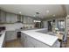 Modern kitchen with stainless steel appliances and an island at 6615 Love Mill Rd, Monroe, NC 28110