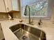 Modern kitchen sink with stainless steel basin and stylish faucet at 808 Eastview St, Shelby, NC 28152