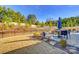 Patio area with seating, surrounded by a fenced yard at 9428 Liberty Hill Dr, Mint Hill, NC 28227