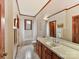 Bathroom with a bathtub, vanity, and tiled floor at 955 Brafford Dr, Concord, NC 28025