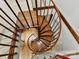 View of spiral staircase from above at 955 Brafford Dr, Concord, NC 28025