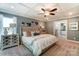 Spacious main bedroom with trey ceiling and an en-suite bathroom at 102 Ellsworth Rd # 43, Mooresville, NC 28115