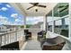 Inviting covered porch featuring comfortable seating and scenic neighborhood views at 102 Ellsworth Rd # 43, Mooresville, NC 28115