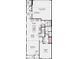 First floor plan showing kitchen, owner's suite, and garage at 3116 Beacon Heights Rd, Indian Land, SC 29707