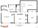 Second floor layout with primary bedroom, bath, and additional rooms at 69 Honeysuckle Woods, Clover, SC 29710