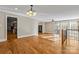 Open living room featuring hardwood floors and lots of natural light at 69 Honeysuckle Woods, Clover, SC 29710