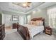 Bright bedroom with a king-size bed and ensuite bathroom access at 8143 Summit Ridge Dr, Catawba, NC 28609