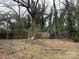 Wooded backyard with a wooden fence at 1108 Cone Ave, Pineville, NC 28134
